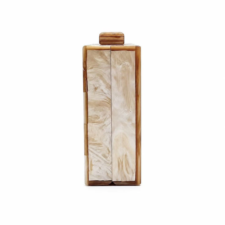 Intricate Patchwork Acrylic Clutch