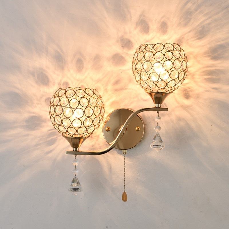 Crystal Accent Wall Sconce
