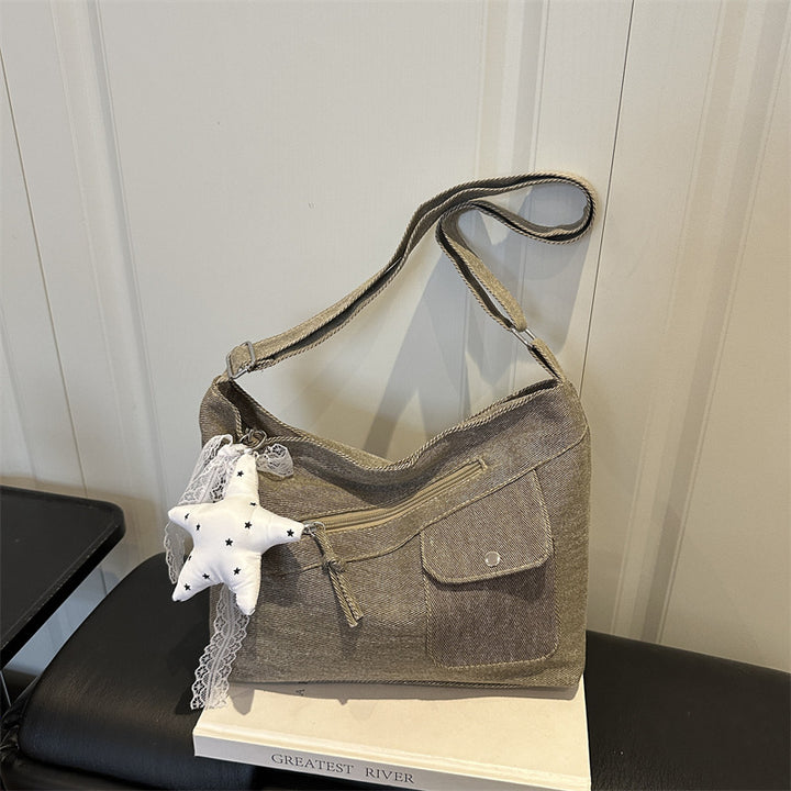 Casual Fabric Shoulder Bag
