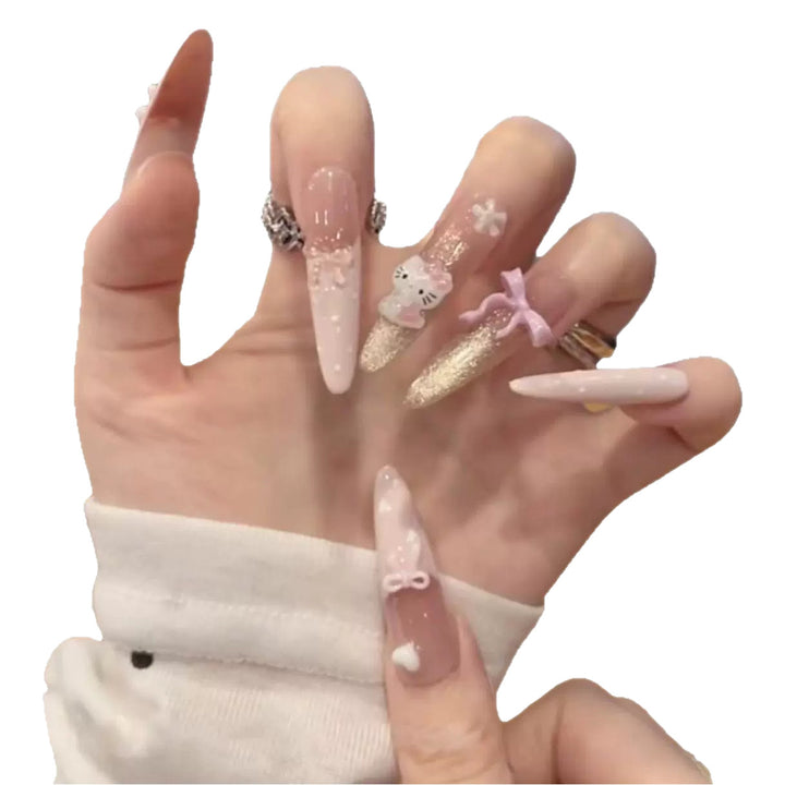 Decorative Press-On Nail Set