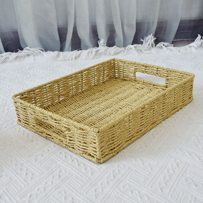 Elegant Woven Storage Tray Stornfield
