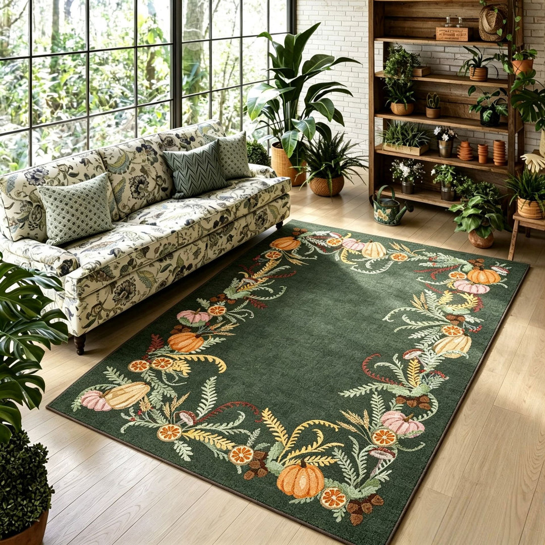Elegant Floral Area Rug