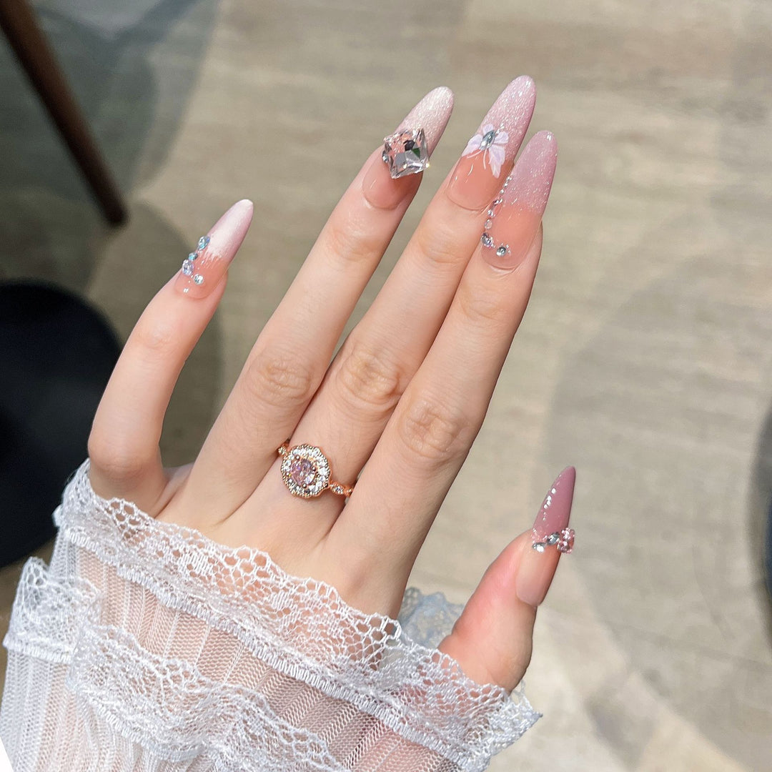 3D Embellished Press-On Nail Art Set Stornfield