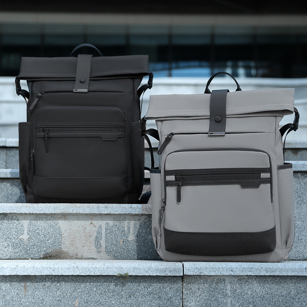 Stylish Roll-Top Travel Backpack Stornfield