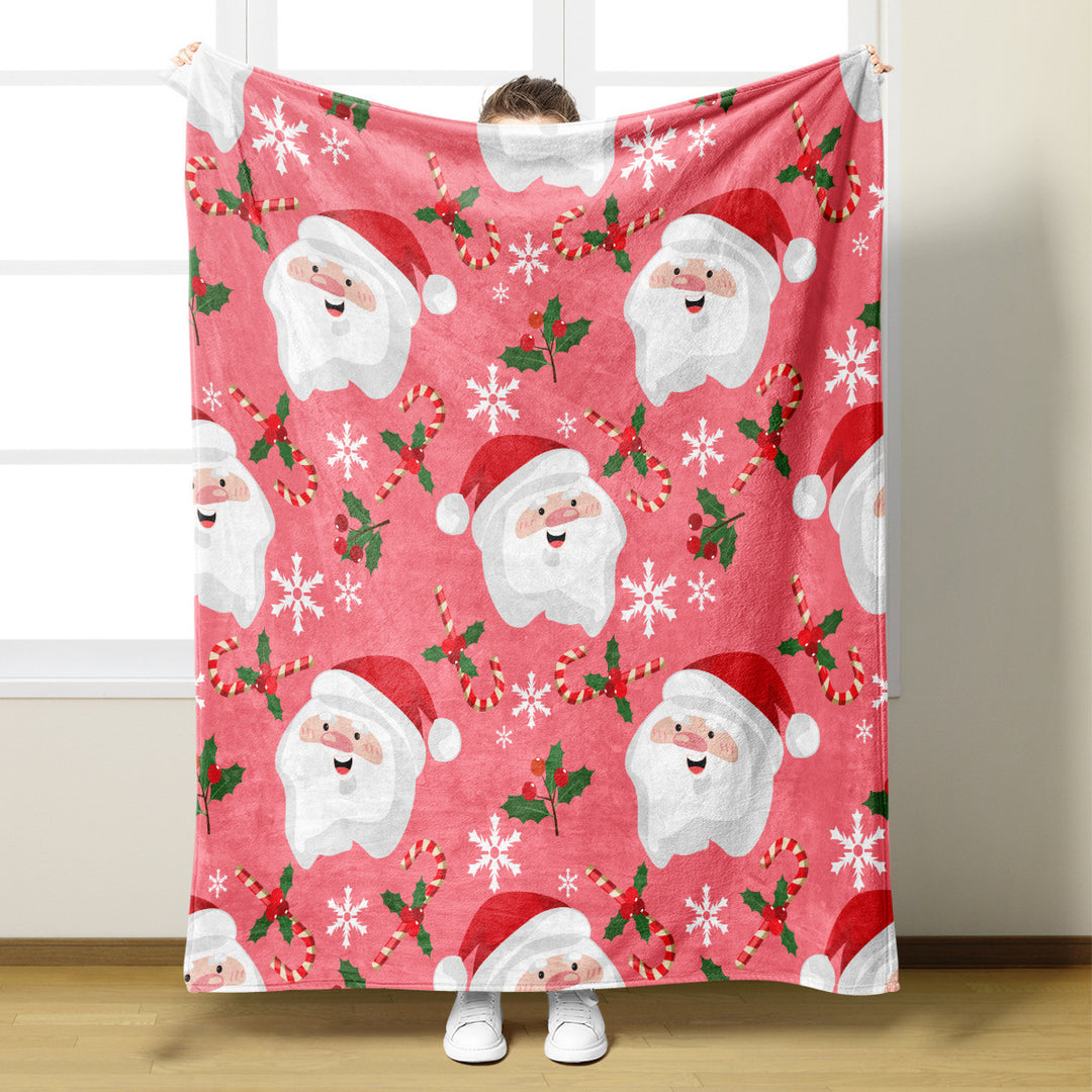 Christmas-Themed Throw Blanket
