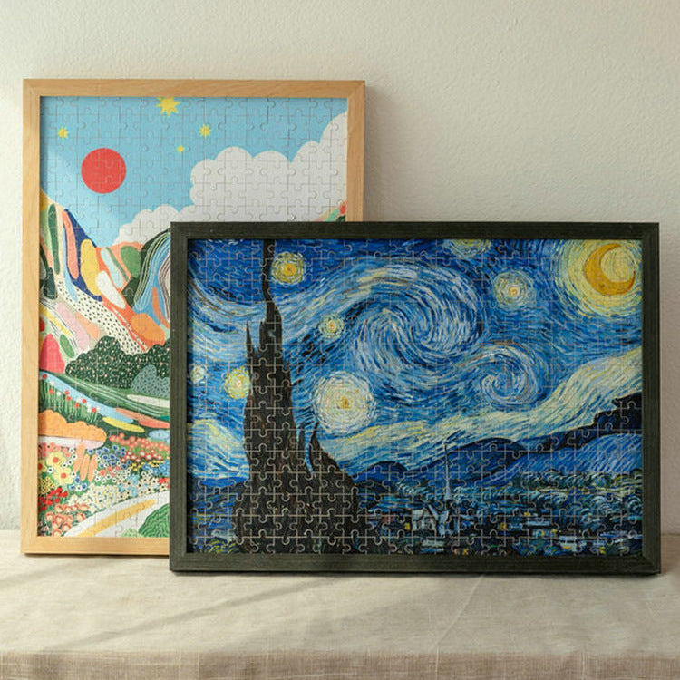Puzzle Artwork Display Frame for Home Decor