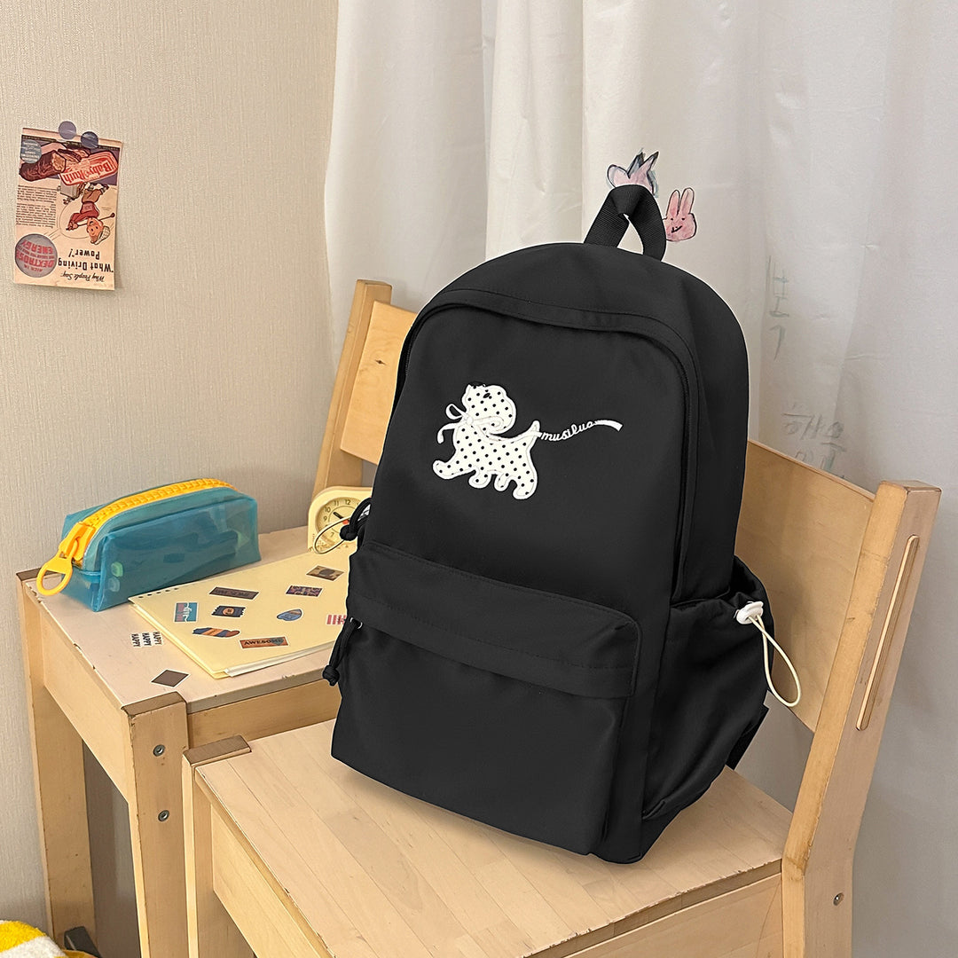 Playful Cartoon Dog-Themed Backpack Stornfield
