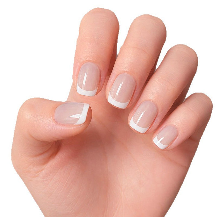 French Tip Acrylic Nail Enhancements Stornfield