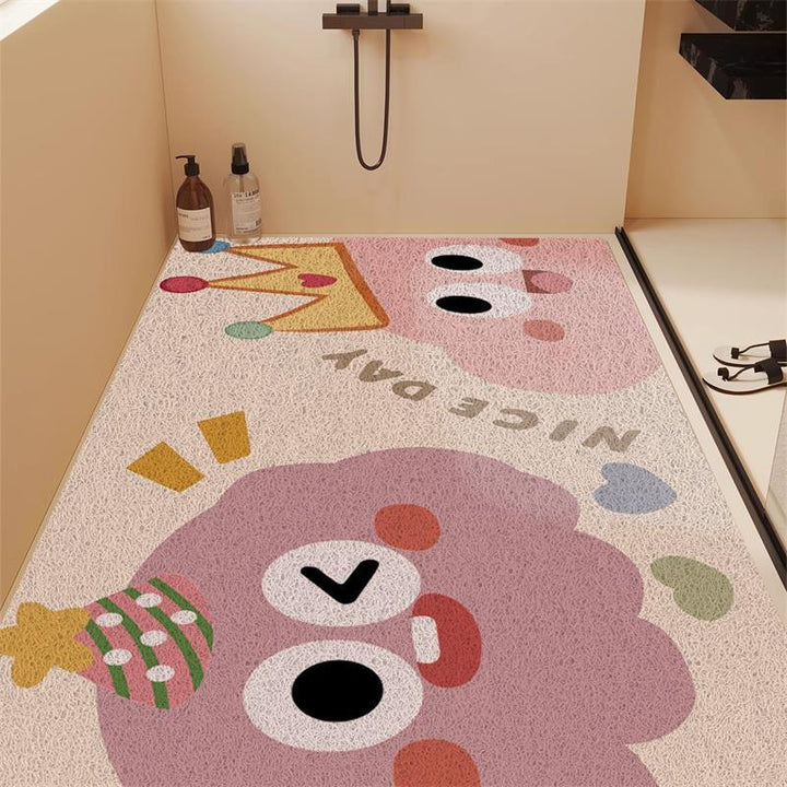 Fun Dinosaur-Themed Bathroom Mat Stornfield