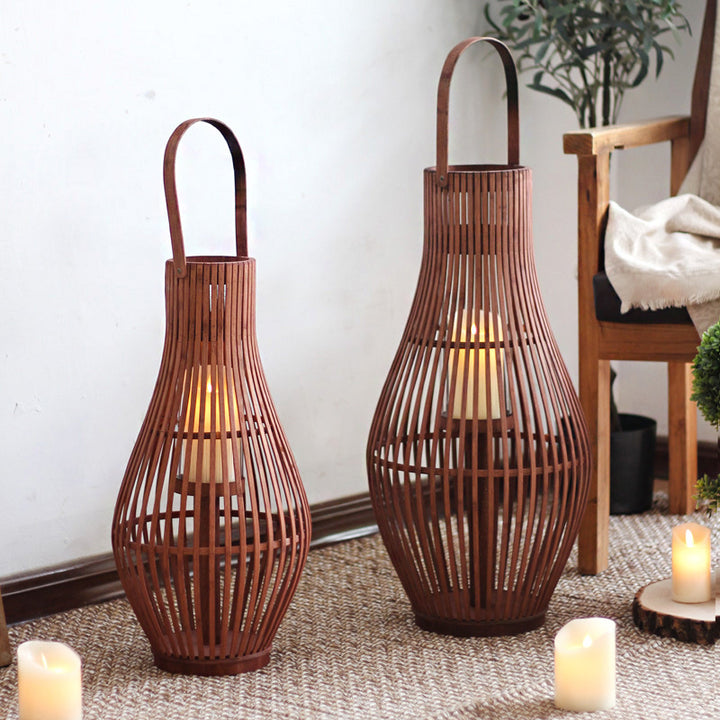 Elegant Rattan Lantern Stornfield