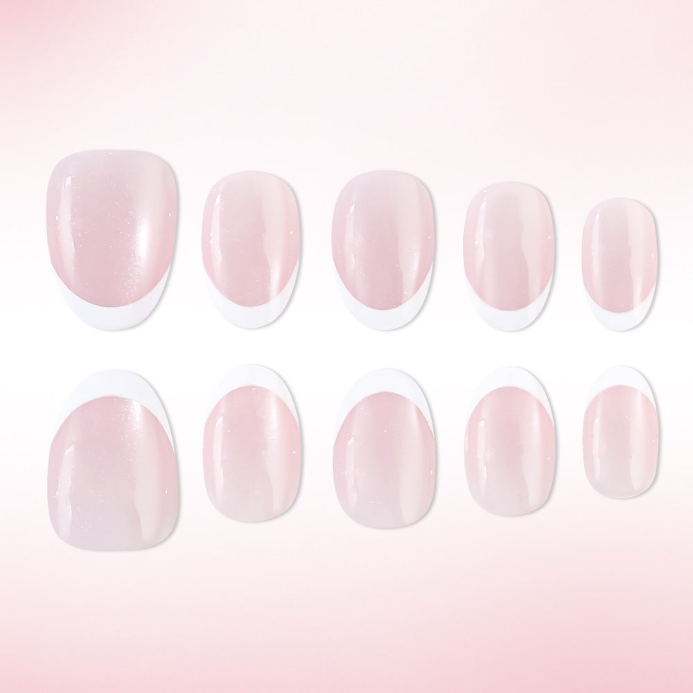 Elegant French Tip Press-On Nails Stornfield 1787542595