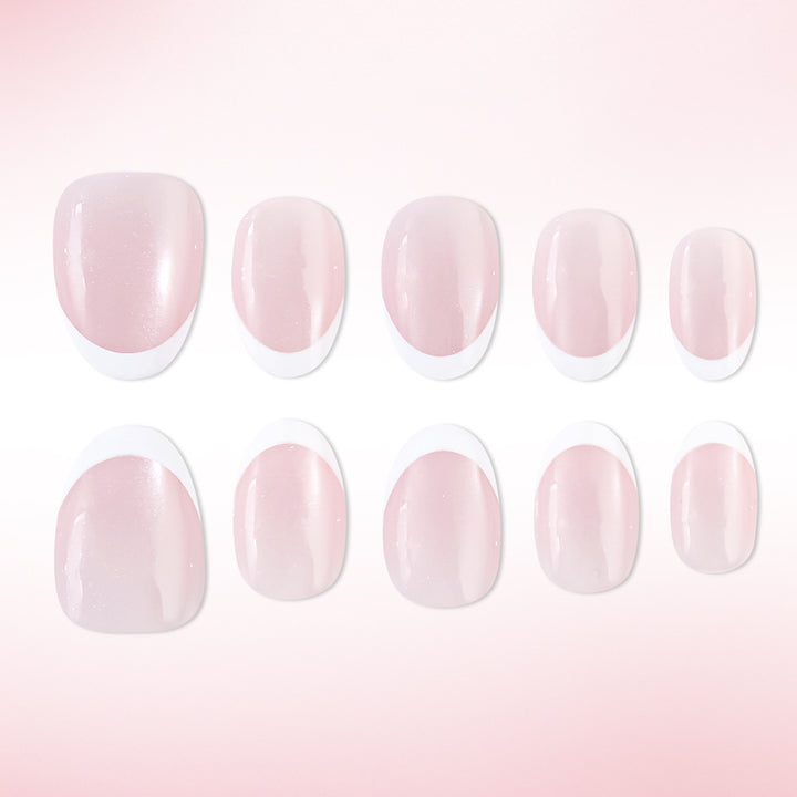 Elegant French Tip Press-On Nails Stornfield 1787542595