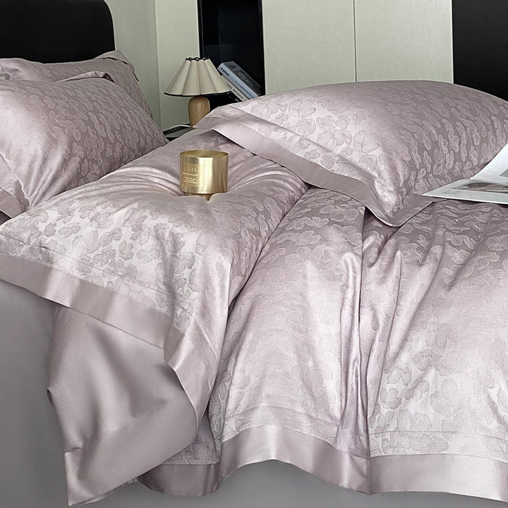Decorative Luxurious Embroidered Silk Bedding Set Stornfield