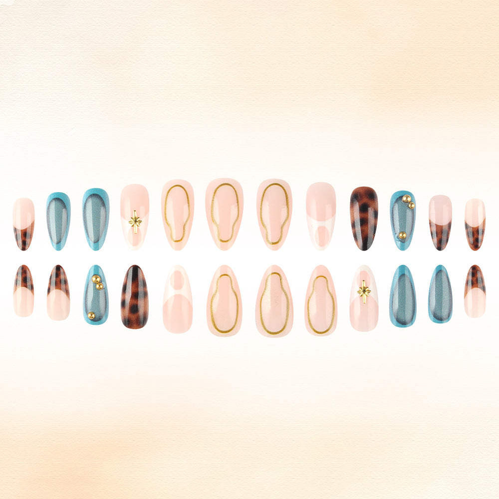 Elegant Gel Press-On Nail Set Stornfield