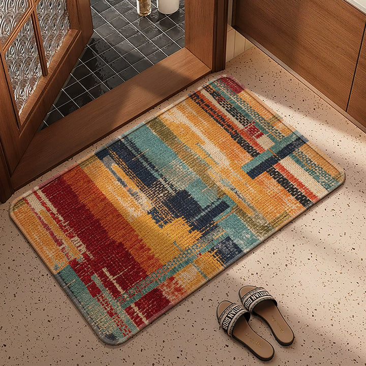 Striped Indoor Runner Mat