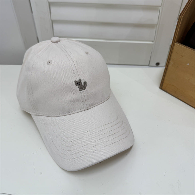 Women's Playful Embroidered Cat Cap Stornfield