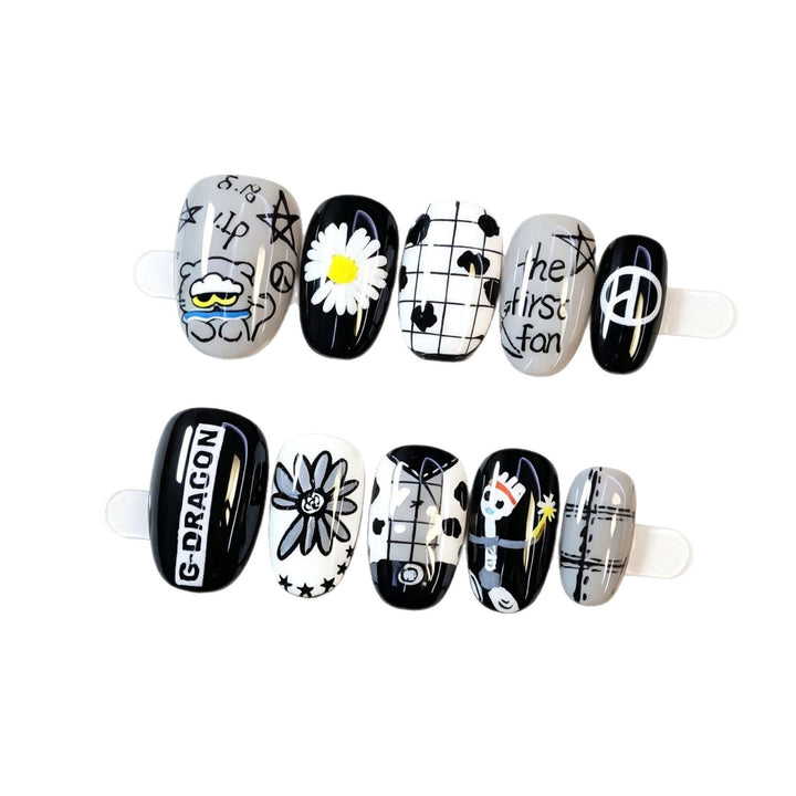 Artistic Press-On Nail Set Stornfield