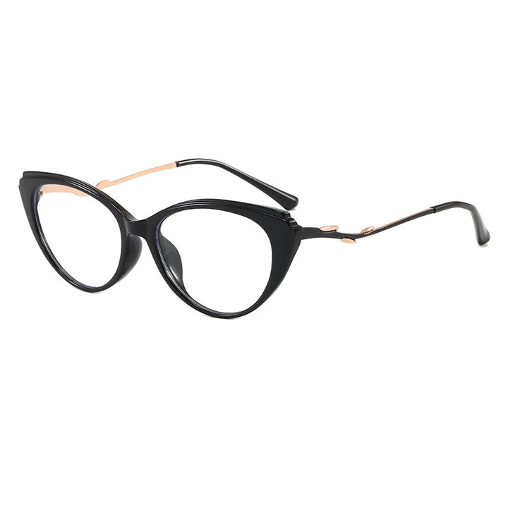 Fashionable Cat-Eye Glasses with Filigree Design Stornfield