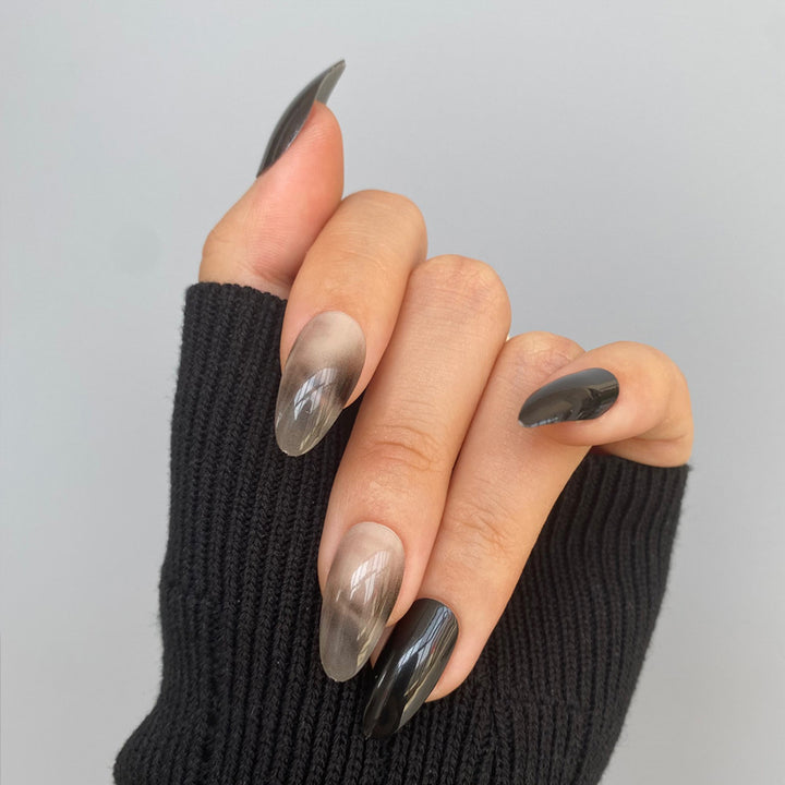 Artistic Stiletto Press-On Nails Set with Ombre Design Stornfield