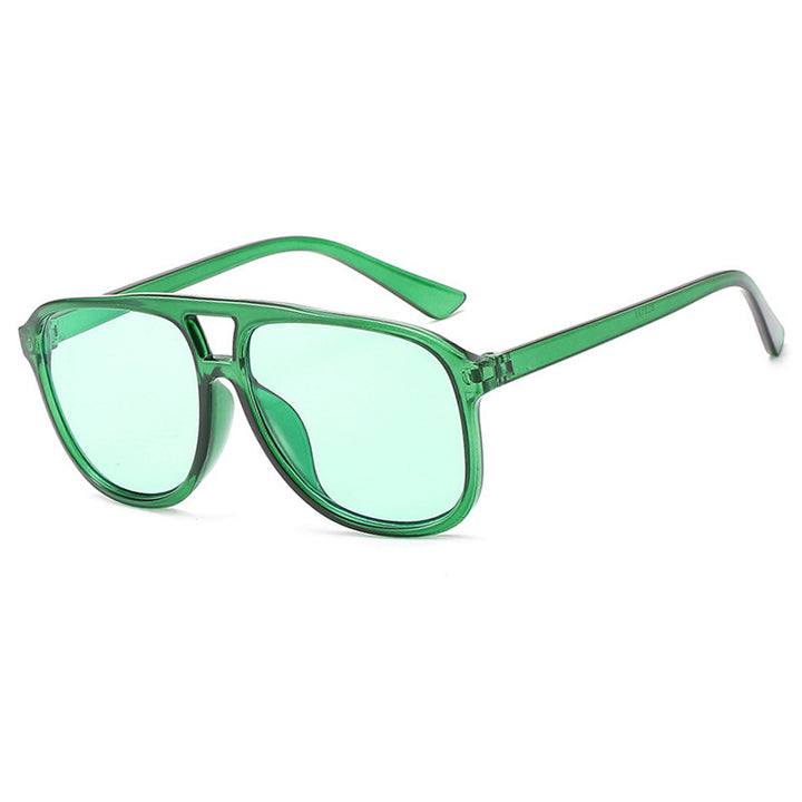 Women's fashionable sunglasses in transparent design with colored lenses Stornfield