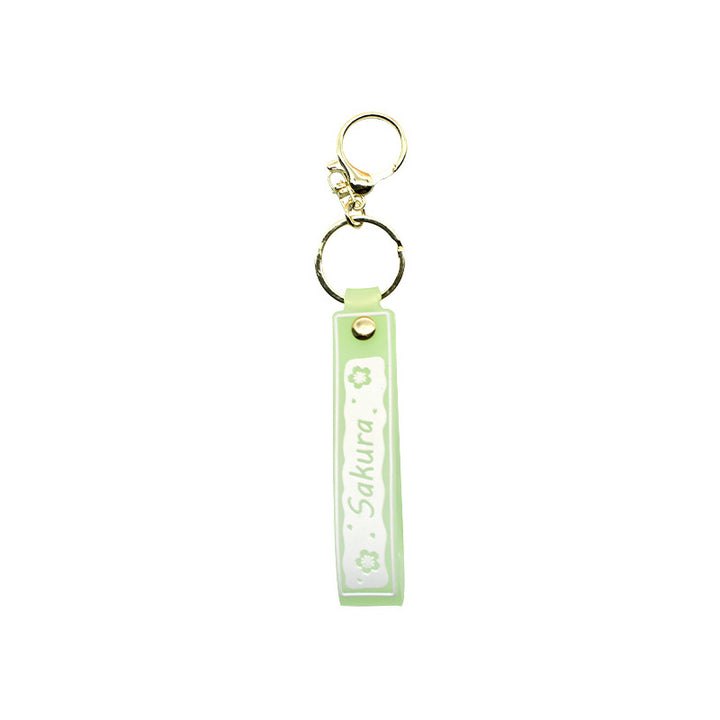 Unisex keychain with floral design Bowlift