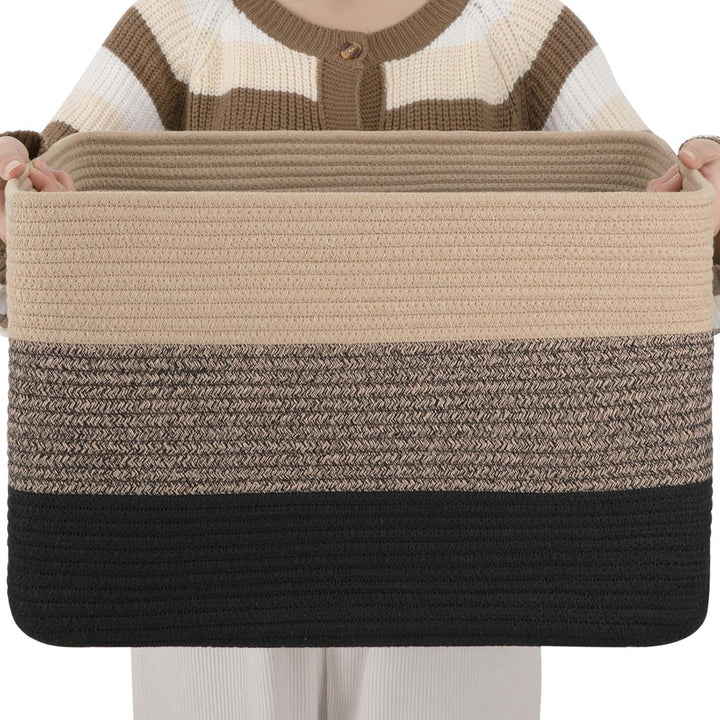Women Open Storage Basket made of woven material Stornfield