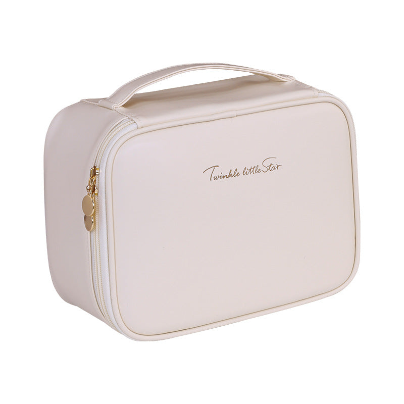 Cosmetic Organizer with Transparent Viewing Window and Practical Compartment System Stornfield