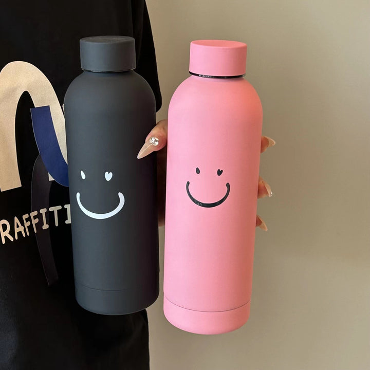 Women’s Insulated Bottle with Cheerful Smiley Design Stornfield