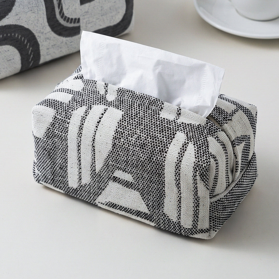 Designer tissue box holder