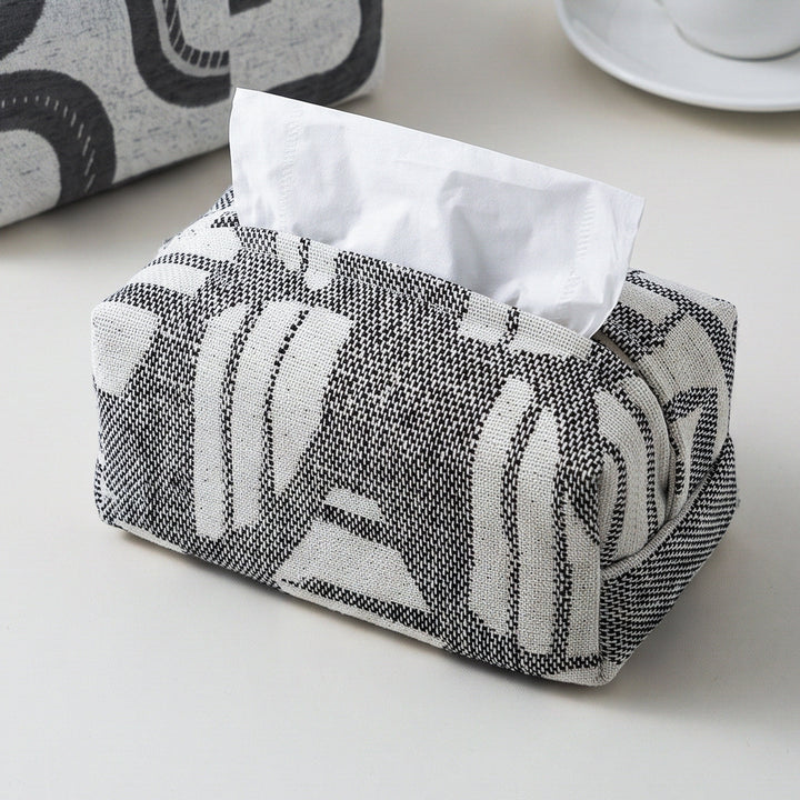 Designer tissue box holder