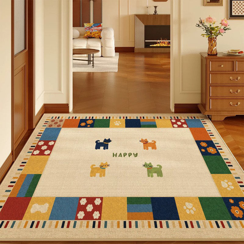 Decorative Pet-Themed Area Rug