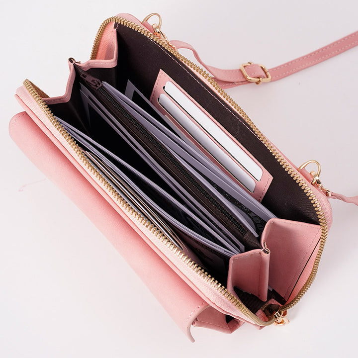 Handbag with multifunctional compartments and removable shoulder strap Stornfield