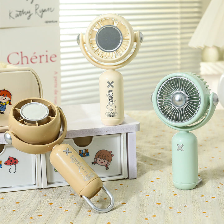 Women's portable hand fan with USB charging function and funny animal design Stornfield