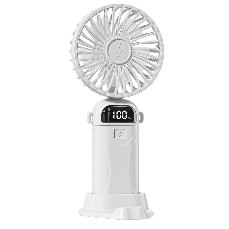 Women's Hand Fan with Digital Battery Indicator Stornfield