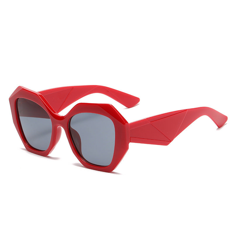Women's extraordinary polygonal sunglasses Stornfield