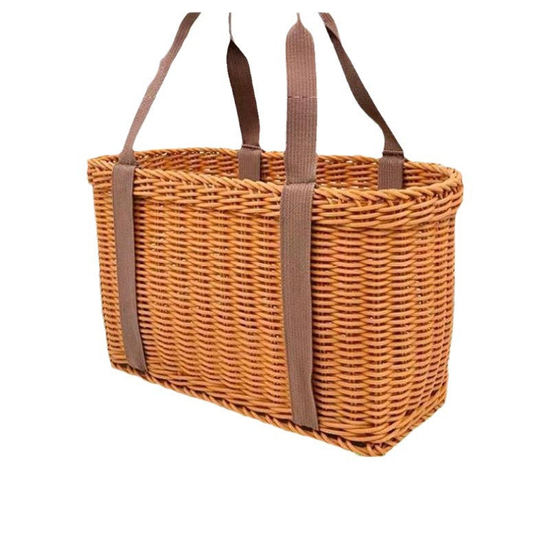 Spacious Woven Grocery Tote Stornfield