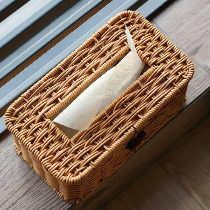 Handcrafted Wicker Storage Box Stornfield