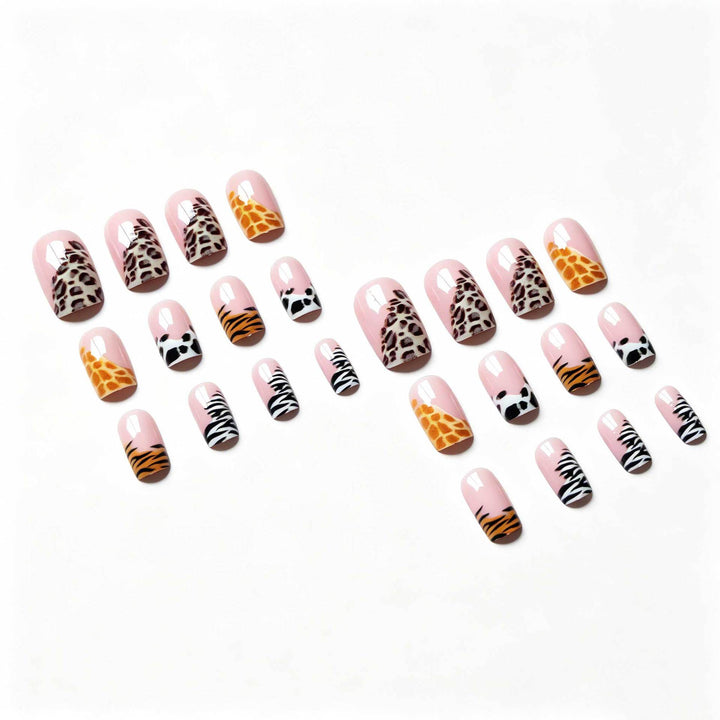 Artistic Animal Print Nail Art Set
