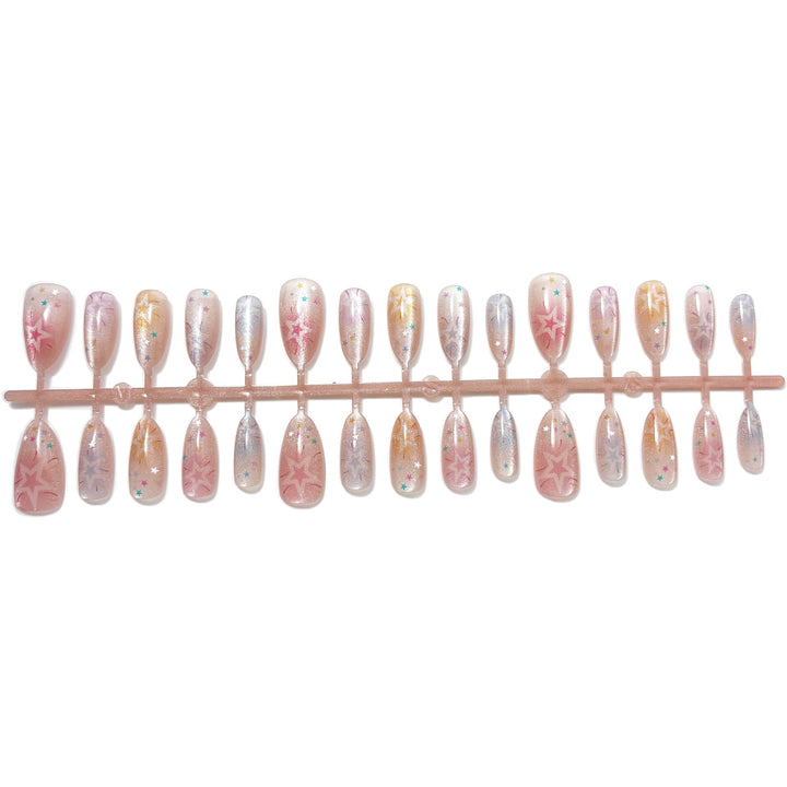 Starry Cosmic Nail Art Press-On Set