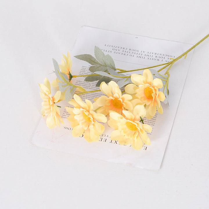 Realistic Artificial Daisy Floral Stem