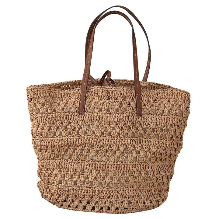 Large Basket Shopper Made of Handwoven Natural Material Stornfield
