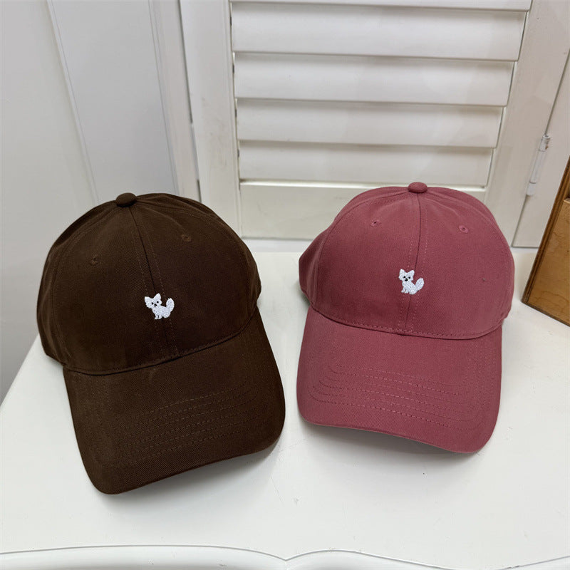 Women's Playful Embroidered Cat Cap Stornfield
