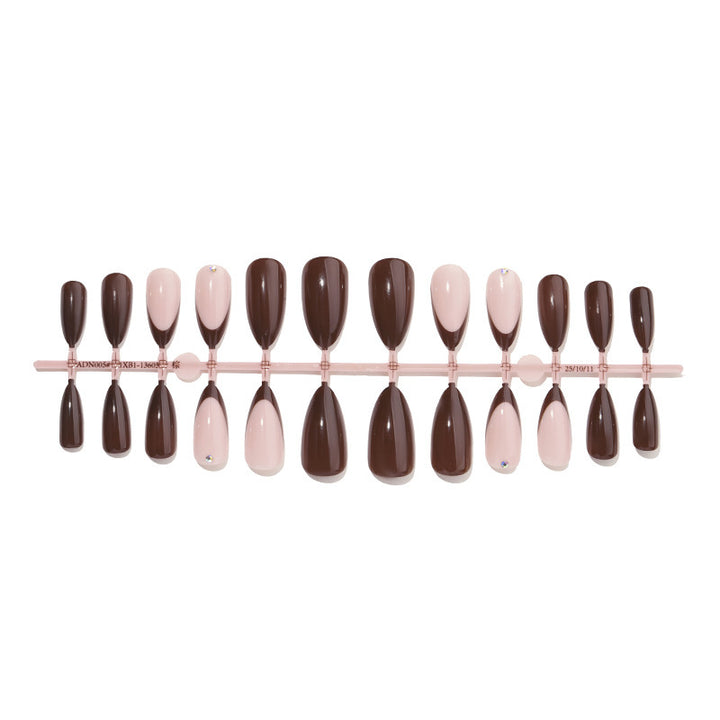 Artificial nail set with glamorous high gloss designs Stornfield