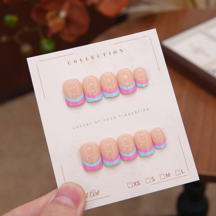 Luxurious Artfully Designed Press-On Nail Set