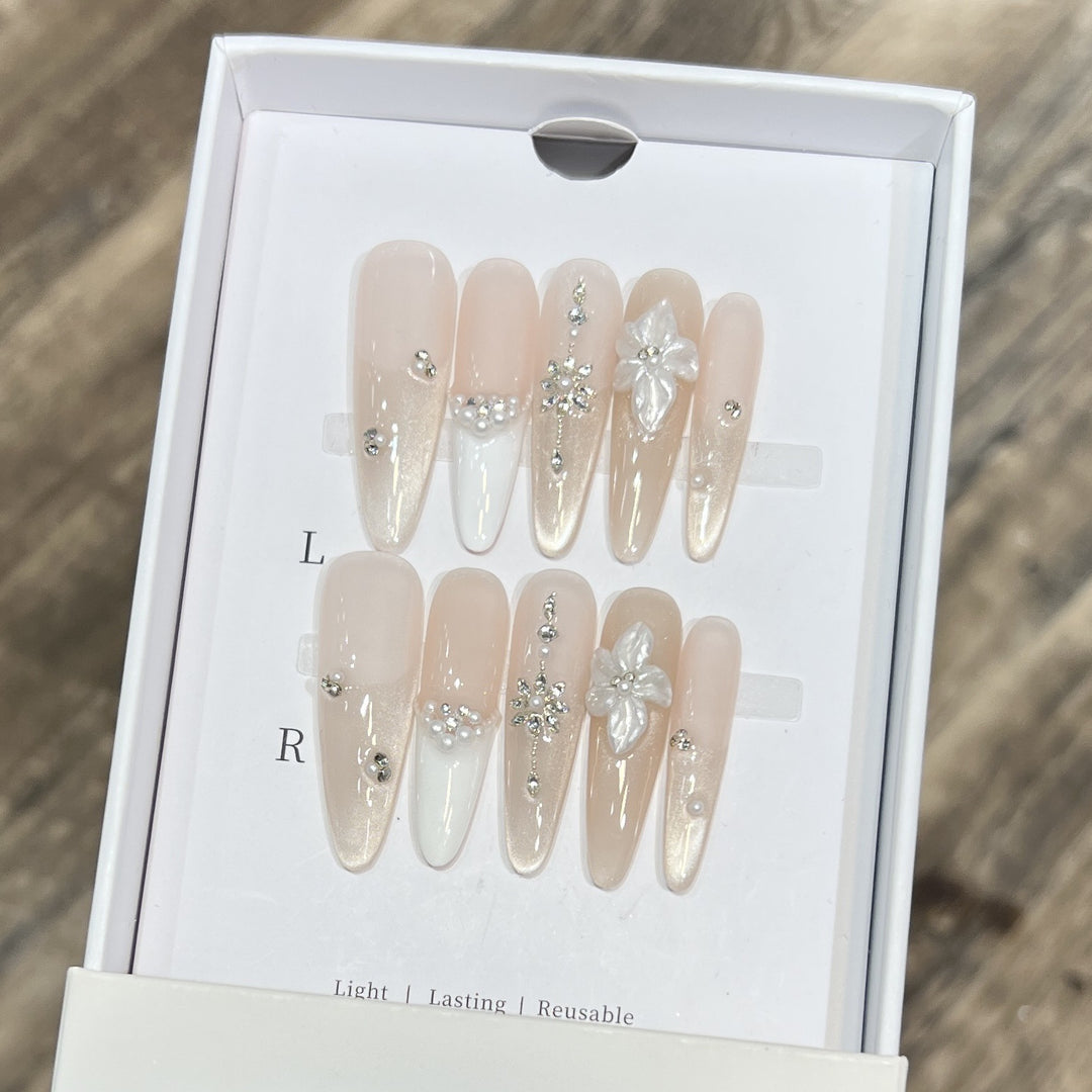 Ornate Press-On Nail Design Stornfield