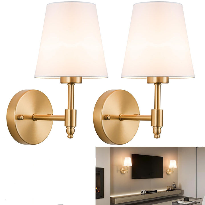 Decorative Pleated Shade Wall Sconce