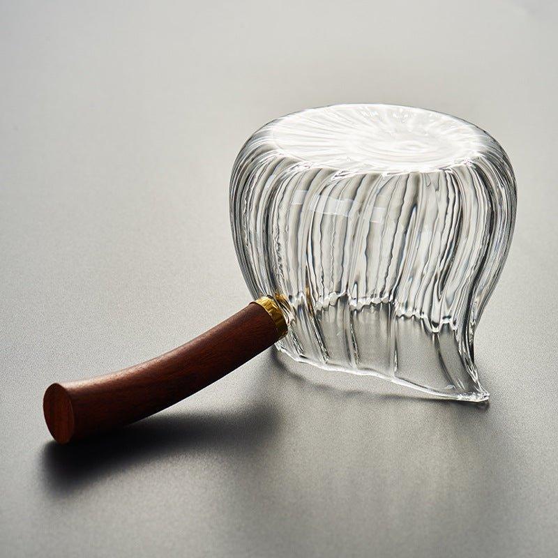 Glass Pot With Wooden Handle | Stornfield