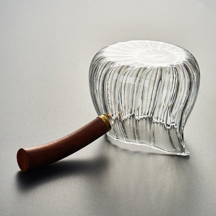 Glass Pot With Wooden Handle | Stornfield
