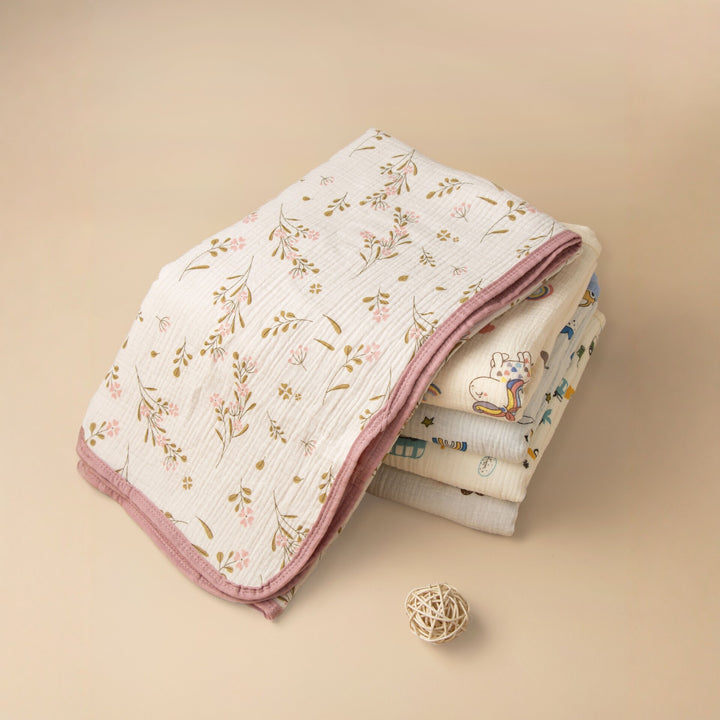 Soft Cotton Vehicle Print Muslin Blanket Stornfield