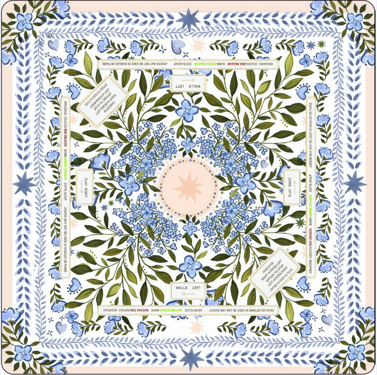 Decorative Geometric Print Area Mat